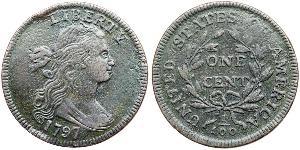 1 Цент США (1776 - ) Медь 