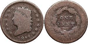 1 Цент США (1776 - ) Медь 
