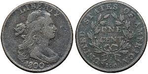 1 Цент США (1776 - ) Медь 