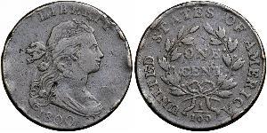 1 Цент США (1776 - ) Медь 