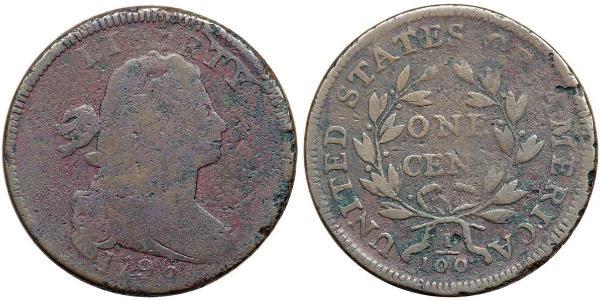 1 Цент США (1776 - ) Медь 