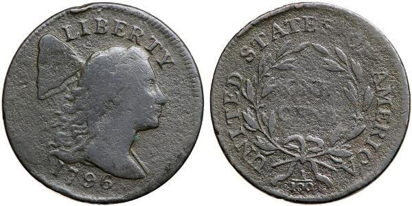 1 Цент США (1776 - ) Медь 
