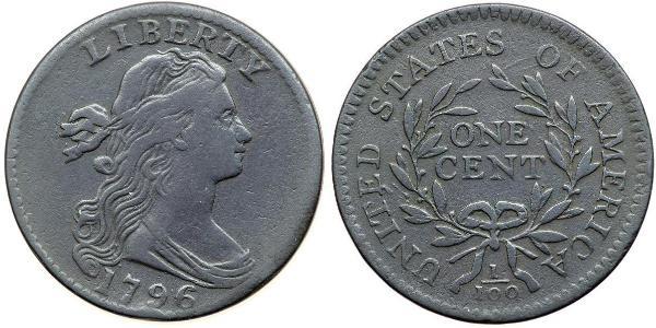 1 Цент США (1776 - ) Медь 