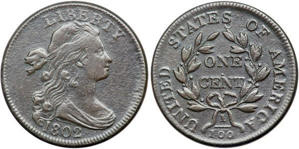 1 Цент США (1776 - ) Медь 