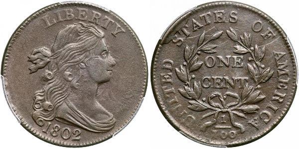 1 Цент США (1776 - ) Медь 