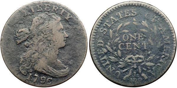 1 Цент США (1776 - ) Медь 