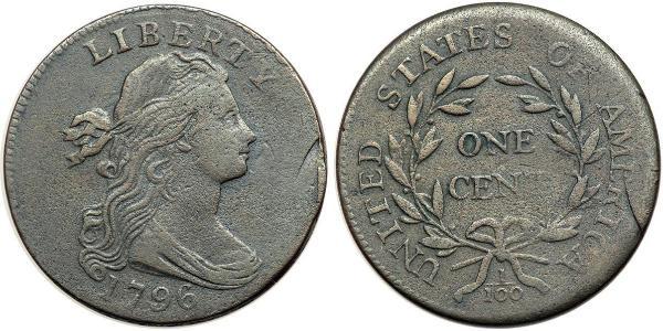 1 Цент США (1776 - ) Медь 