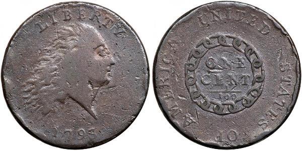 1 Цент США (1776 - ) Медь 