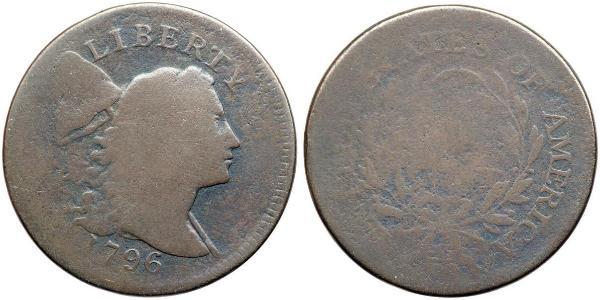 1 Цент США (1776 - ) Медь 
