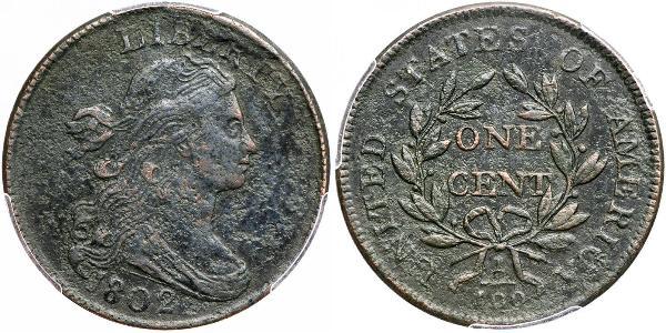 1 Цент США (1776 - ) Медь 