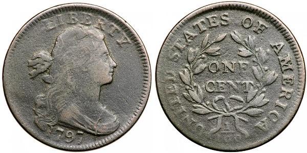 1 Цент США (1776 - ) Медь 