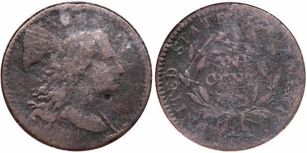 1 Цент США (1776 - ) Медь 