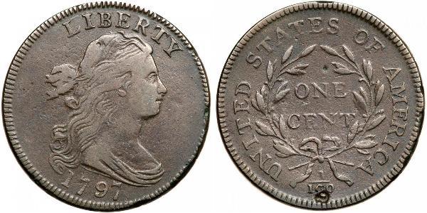 1 Цент США (1776 - ) Медь 