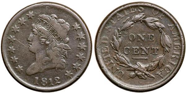 1 Цент США (1776 - ) Медь 