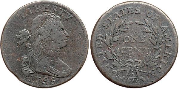 1 Цент США (1776 - ) Медь 