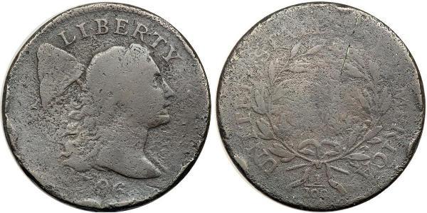 1 Цент США (1776 - ) Медь 