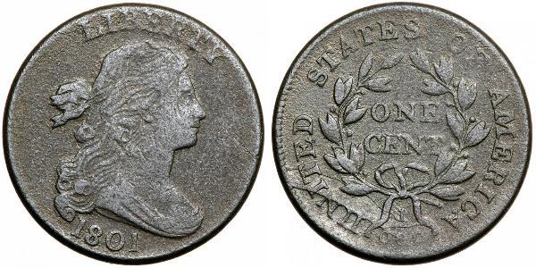 1 Цент США (1776 - ) Медь 