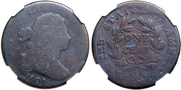 1 Цент США (1776 - ) Медь 