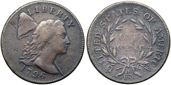 1 Цент США (1776 - ) Медь 
