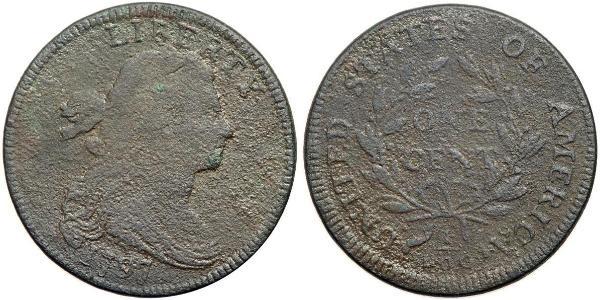 1 Цент США (1776 - ) Медь 