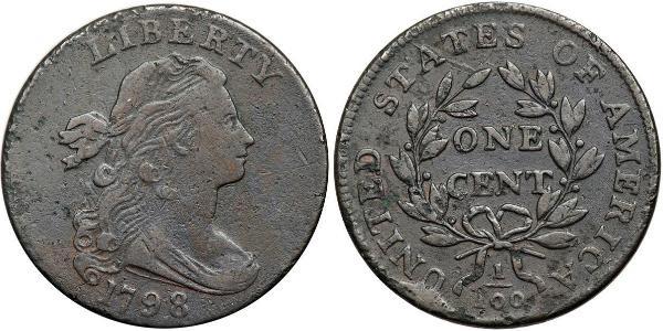 1 Цент США (1776 - ) Медь 