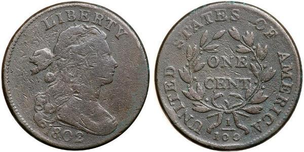1 Цент США (1776 - ) Медь 