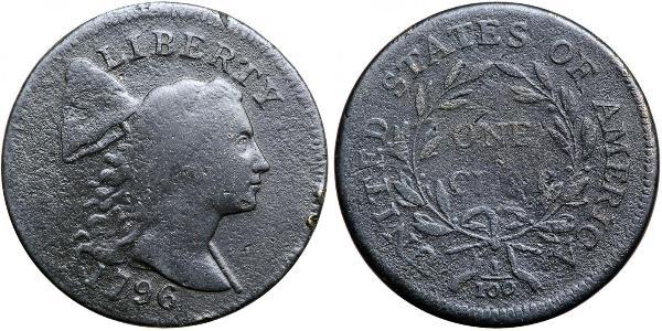 1 Цент США (1776 - ) Медь 