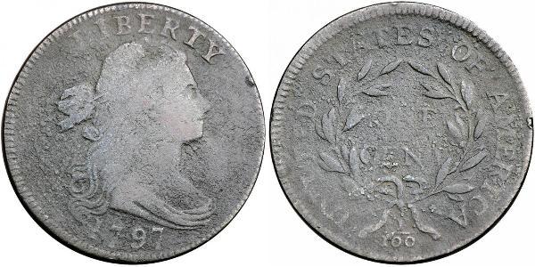 1 Цент США (1776 - ) Медь 