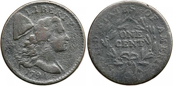 1 Цент США (1776 - ) Медь 