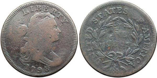 1 Цент США (1776 - ) Медь 