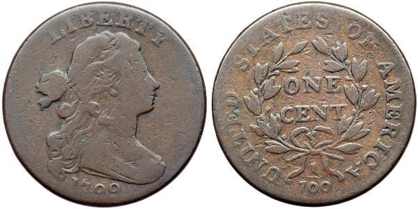 1 Цент США (1776 - ) Медь 