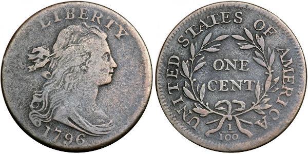1 Цент США (1776 - ) Медь 