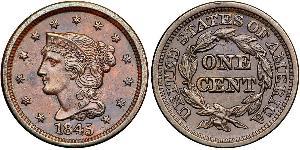 1 Цент США (1776 - ) Мідь 