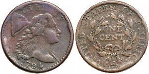 1 Цент США (1776 - ) Мідь 