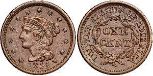 1 Цент США (1776 - ) Мідь 