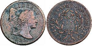 1 Цент США (1776 - ) Мідь 