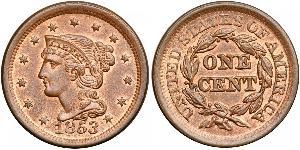 1 Цент США (1776 - ) Мідь 