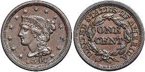 1 Цент США (1776 - ) Мідь 