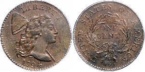 1 Цент США (1776 - ) Мідь 