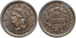 1 Цент США (1776 - ) Мідь 