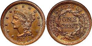 1 Цент США (1776 - ) Мідь 