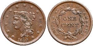 1 Цент США (1776 - ) Мідь 