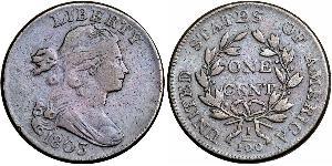 1 Цент США (1776 - ) Мідь 
