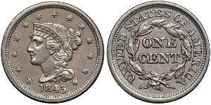 1 Цент США (1776 - ) Мідь 