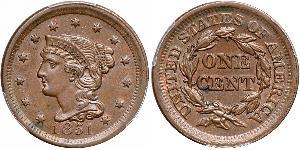 1 Цент США (1776 - ) Мідь 