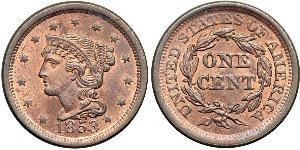1 Цент США (1776 - ) Мідь 