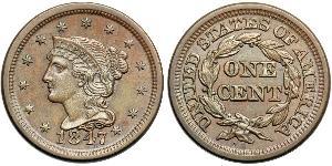 1 Цент США (1776 - ) Мідь 
