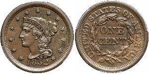1 Цент США (1776 - ) Мідь 