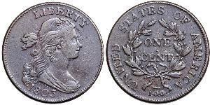 1 Цент США (1776 - ) Мідь 