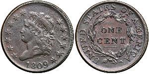 1 Цент США (1776 - ) Мідь 